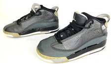 311047-004 Nike Air Jordan Retro Dub Zero Boys Black Grey Athletic Size 6.5Y