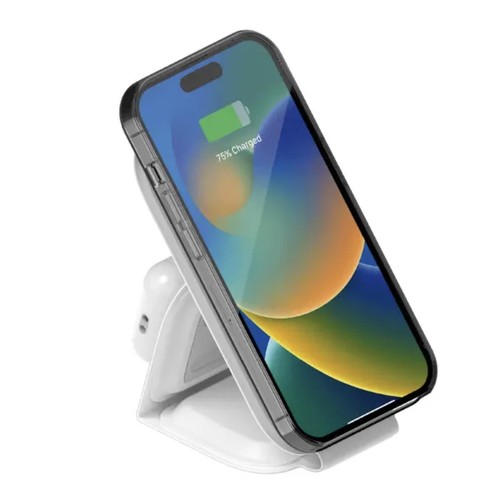 Scosche MagicMount™ Travel Folding 2-in-1 MagSafe® Compatible Wireless Charger - 第 2/9 張圖片