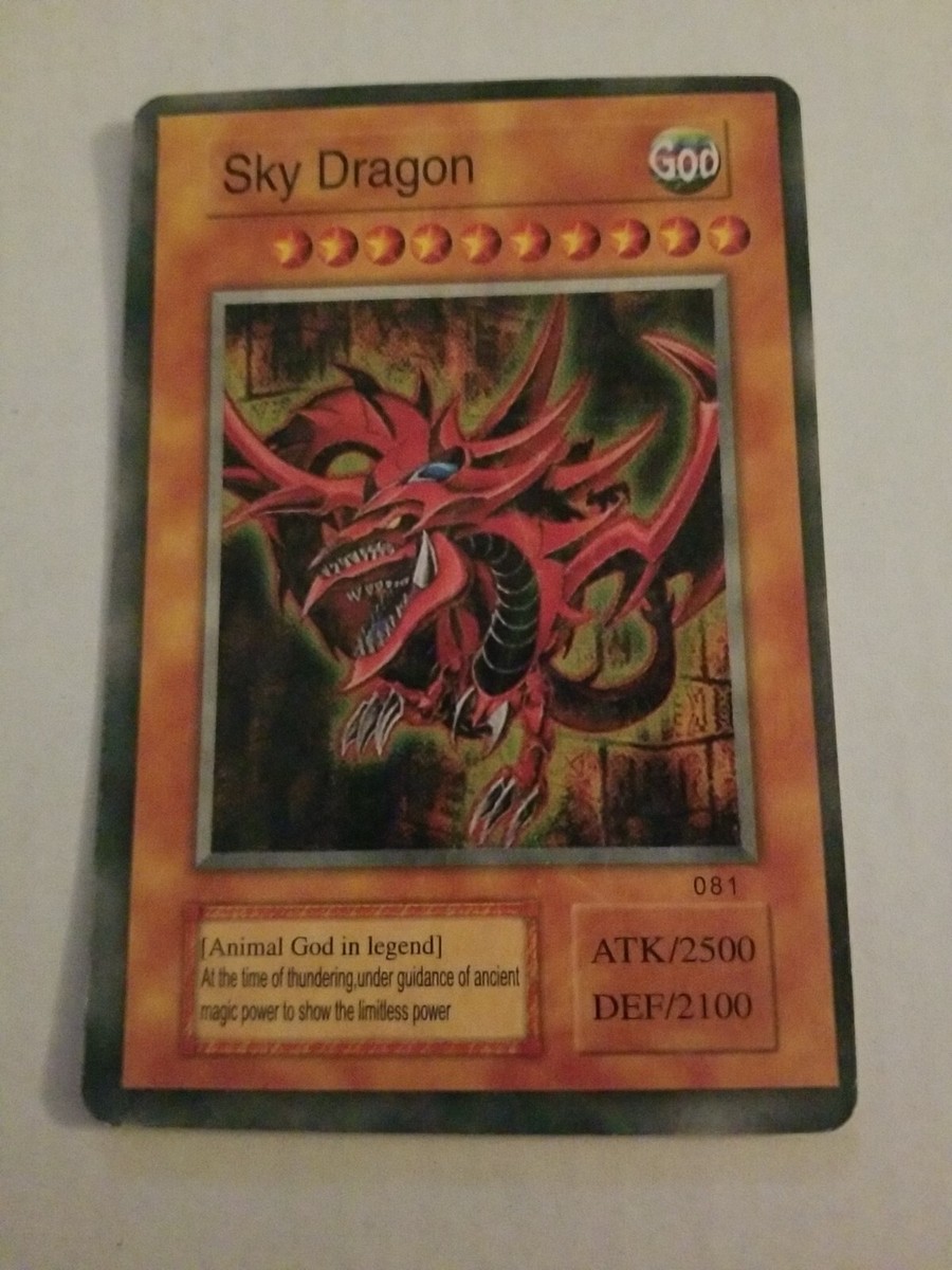 081- Yugioh - American- Slifer the Sky Dragon - Secret God | eBay