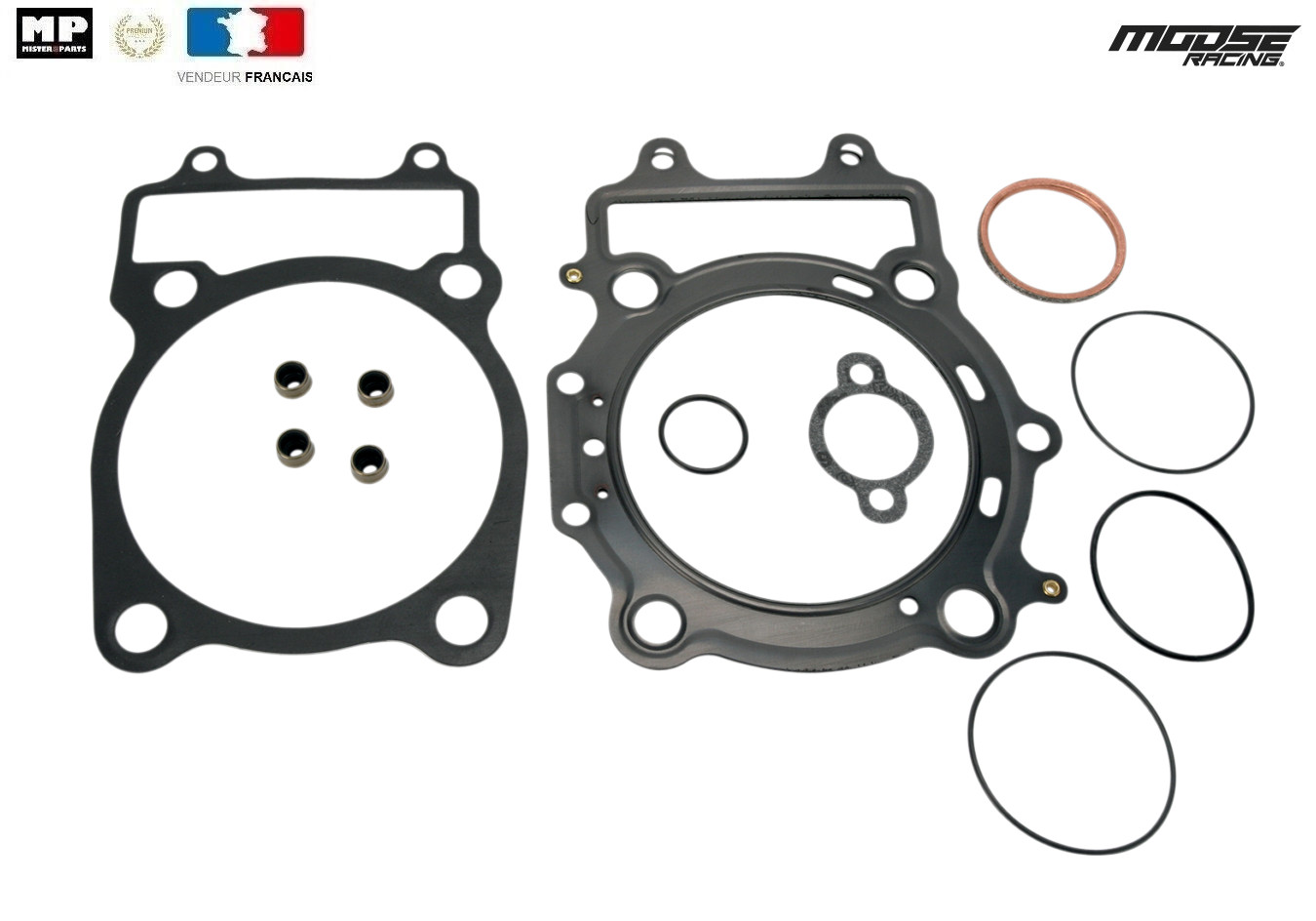Pochette joints haut moteur Arctic Cat H1 650 de qualité supérieure pour bloc Textron 07-08