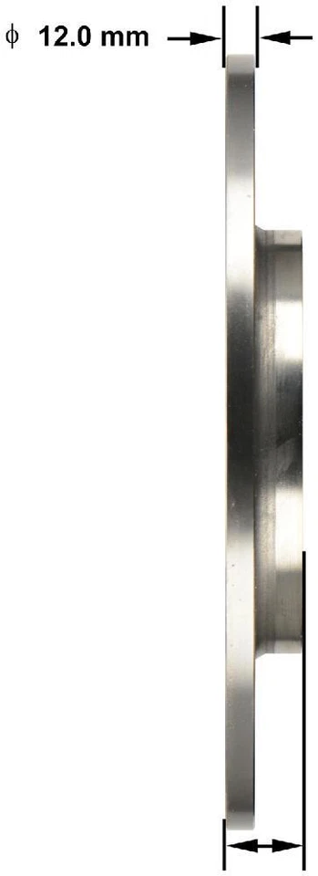 Ротор дискового тормоза подходит для 2012 Volkswagen Routan BENDIX - Изображение 3 из 3