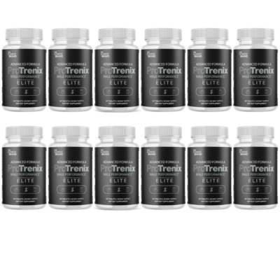 ProTrenix Elite - Male Performance Enhancer, Energy Boost Support - 12 Bottles