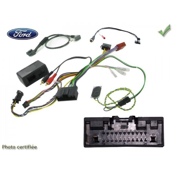 Commande au volant pour Ford B-Max de 2011 à 2017 avec grand écran GPS