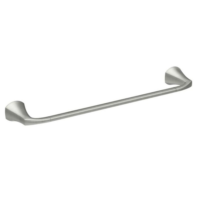 Moen Lindor 24in Brushed Nickel Wall Mount Single Towel Bar my8724bn