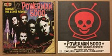 POWERMAN 5000 Rare 1999 DOUBLE SIDED PROMO POSTER FLAT for Stars CD 12x12 USA