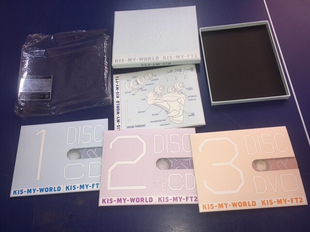 2Cd Dvd Kis-My-Ft2 / Kis-My-World First Back Limited Disk A