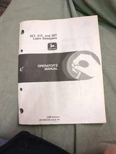 John Deere 26T 31T 38T Lawn Sweepers Operator's Manual OMM46746