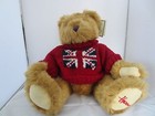 Harrods Knightsbridge Plush Teddy Bear w/ British Union Jack Flag on Red Sweater — photo 5