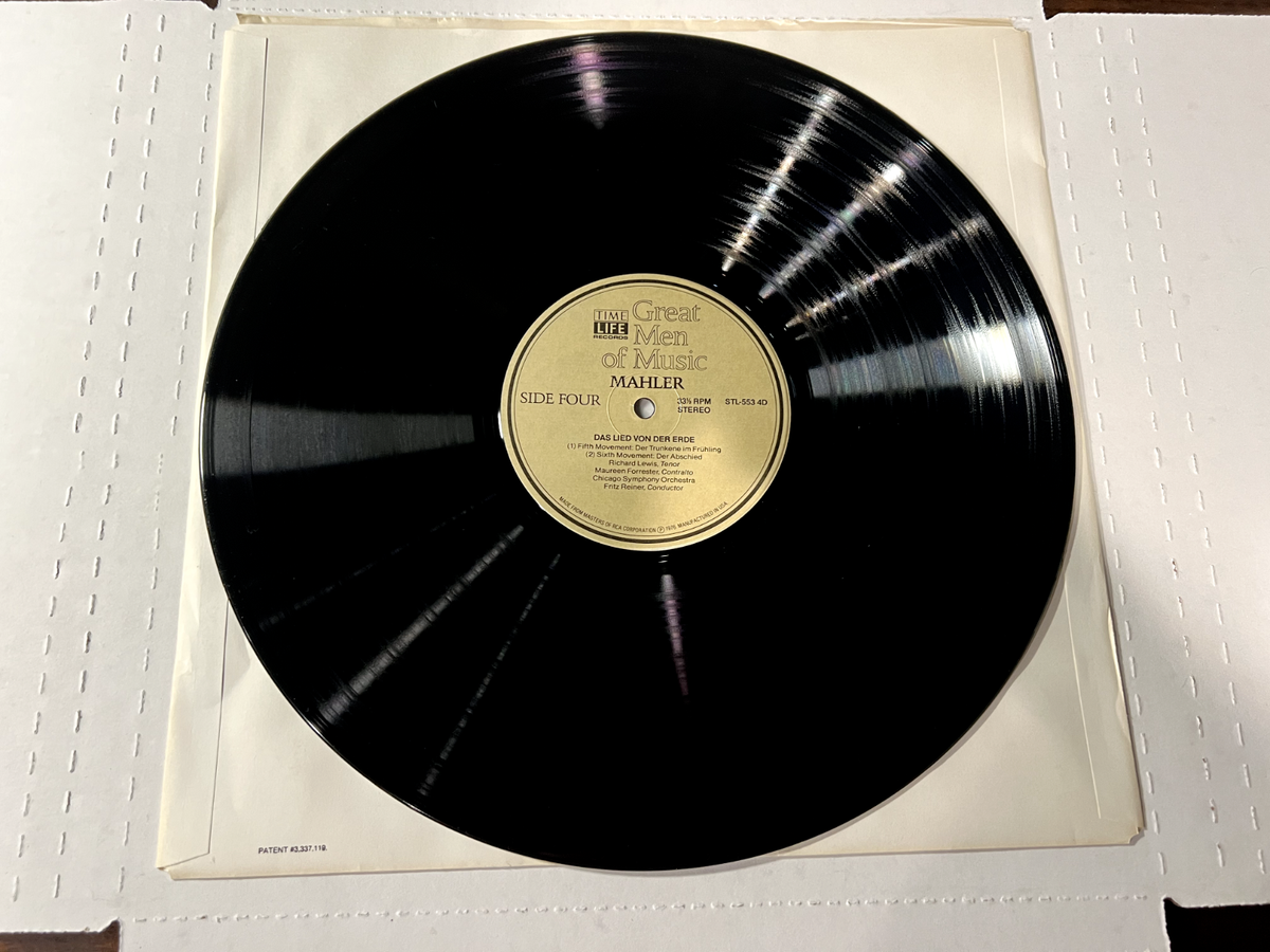 Gustav Maler- Great Men Of Music- 4XLP Box Set 1976 Time Life STL