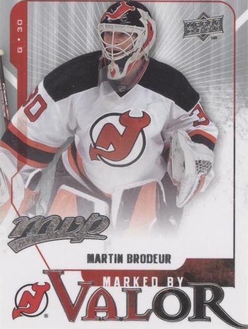 2008-09 Upper Deck MVP - Martin Brodeur #MV1 - 1 of 1