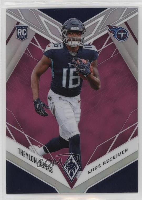 2022 Panini Phoenix Rookies Pink 32/199 Treylon Burks #112 1j0f