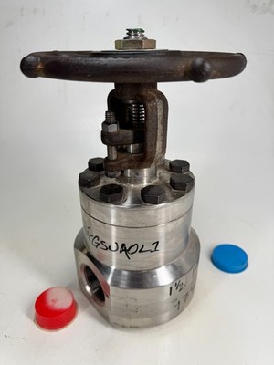 1-1/2'' Flowserve VOGT TSW-15111-FHF Incoloy 825 Gate Valve Class 1500, 3750-WOG