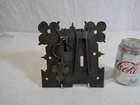 18thC Steel Door Lock Front Plate Hand Cut Unusual   #U9