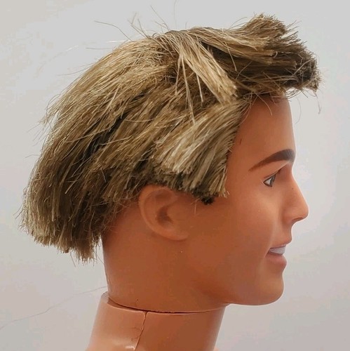 VINTAGE 1990’s KEN Nude 12” Doll Hazel/Brown Eyes, Highlighted Rooted Hair - Picture 6 of 8