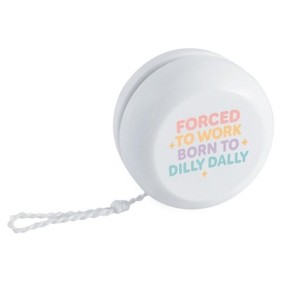 ''Forced To Work, Born To Dilly'' Retro Style Yo-Yo (YY00047932)