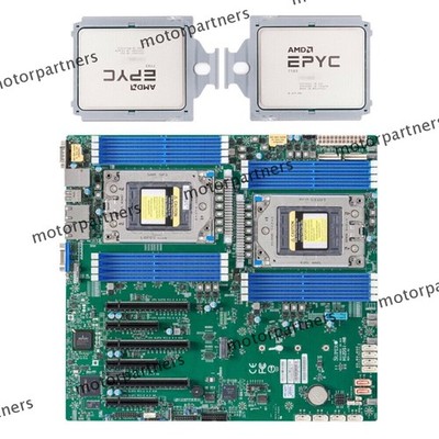 SuperMicro H12DSI-N6 EATX Motherboard + 2x AMD EPYC Milan 7T83 CPU (OEM of 7763)