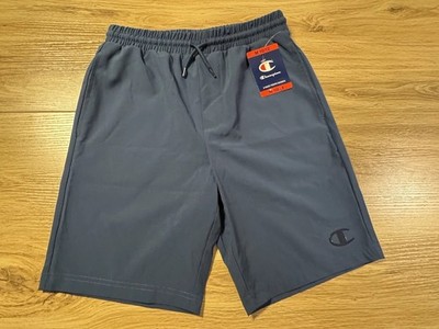 Champion Boys' Active Woven Pull-On Shorts Pack Of 2 (Khaki-Navy Blue) M (10-12)