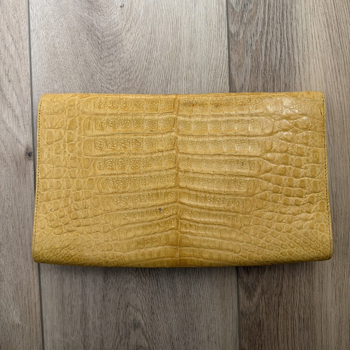 Vintage Adriana Castro Crocodile Clutch Purse handbag bag View 2