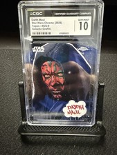 2025 Topps Chrome Star Wars Galactic Graffiti GG-9 DARTH MAUL - CGC 10