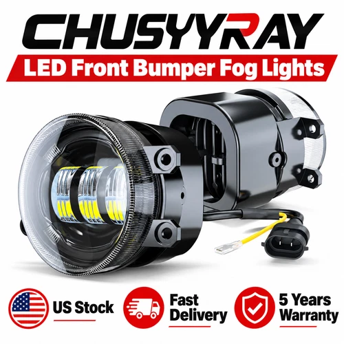 3.5 INCH LED Fog Light Car Driving Front Bumper Lamp Pair - product listing photo