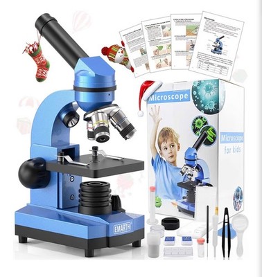Microscope for Kids Beginners Children Student, 40X- 1000X Compound Microscopes