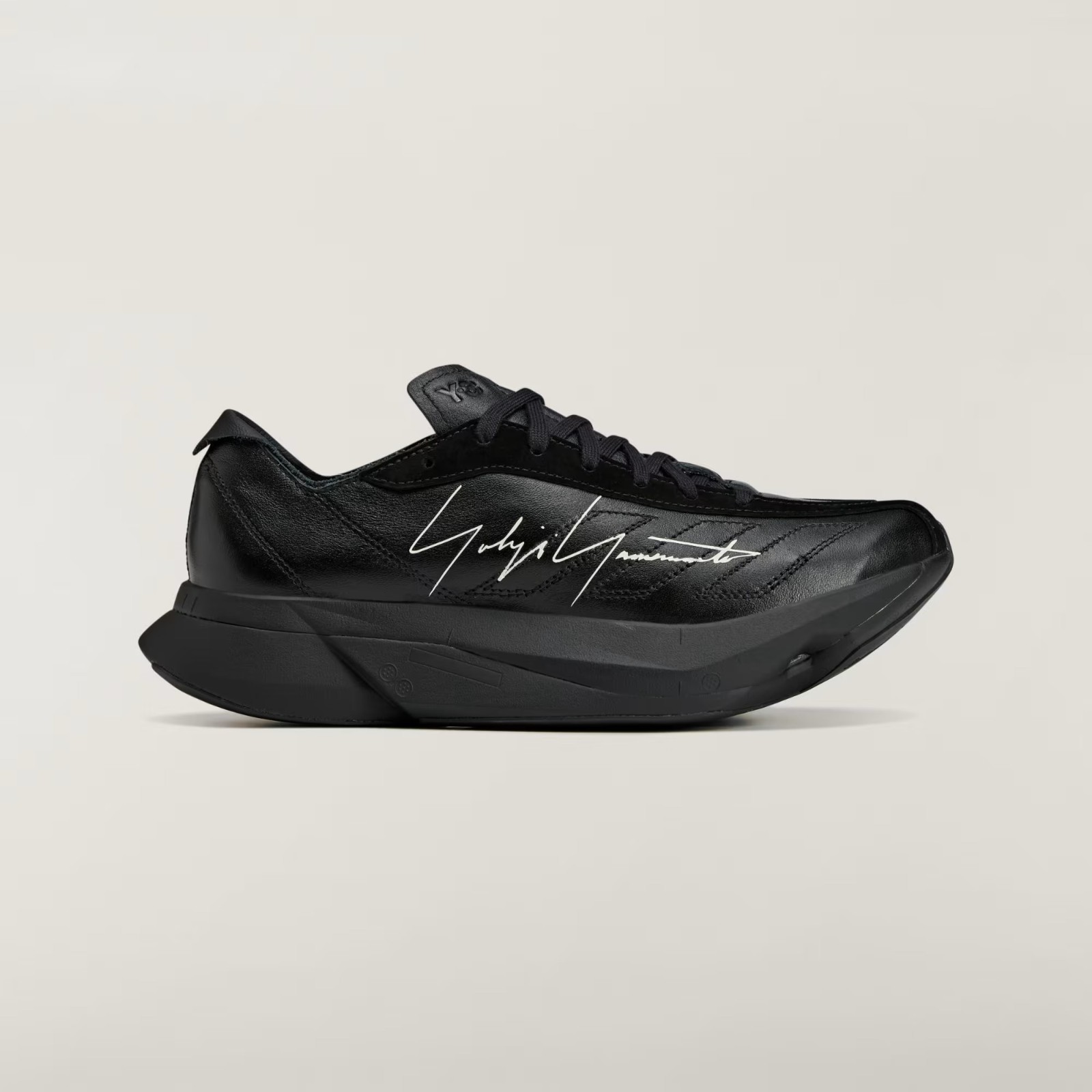 adidas Y Y-3 ADIOS PRO 3.0 LX JR4205 Black / Black / Off White Men's Size image 4