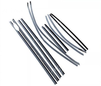 For Benz GLB/EQB 2020-2024 Black Steel Car Window Molding Trim Decoration Strips