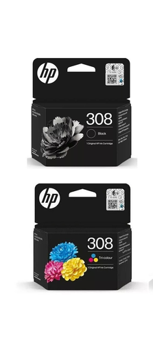 Cartouche HP 308 Couleur (7FP20UE) – Originale, Neuve, Pour Envy 6110, 6120, 6130, 6530