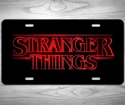 Stranger Things 6 x 12 Vintage Novelty Aluminum License Plate Made In USA New!