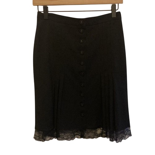 Moschino Cheap and Chic Authentic Academy School Girl Grunge Emo Button Up Skirt - Picture 8 of 8