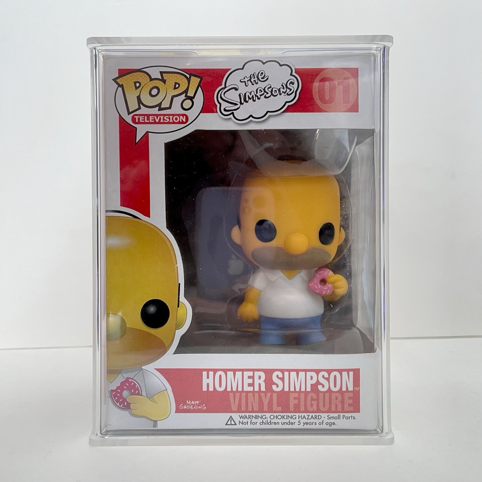 Homer Simpson Funko Pop! Figura Vinilo TV #01 Los Simpson OG Rara + Pila Dura