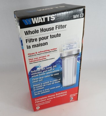 Watts WH LD Whole House Filter Kit 50-10 Microns 3/4'' NEW