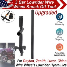 Upgrade 3 Bar Lowrider Wire Wheel Knock Off Tool Wrench For Dayton Zenith Luxor