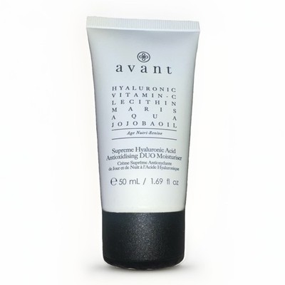 Avant Supreme Hyaluronic Acid Antioxidizing Duo Moisturizer 1.69 Full Size New