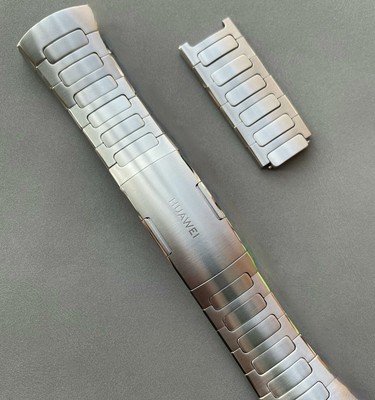 Original Huawei Titanium Metal Watch Band Strap For Huawei Watch 5 - 46mm NEW