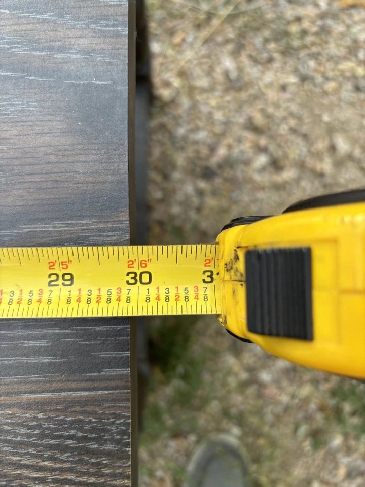 Antique Victorian Wood Coffee Table w/ Italian Marble Top - Image 4 of 4