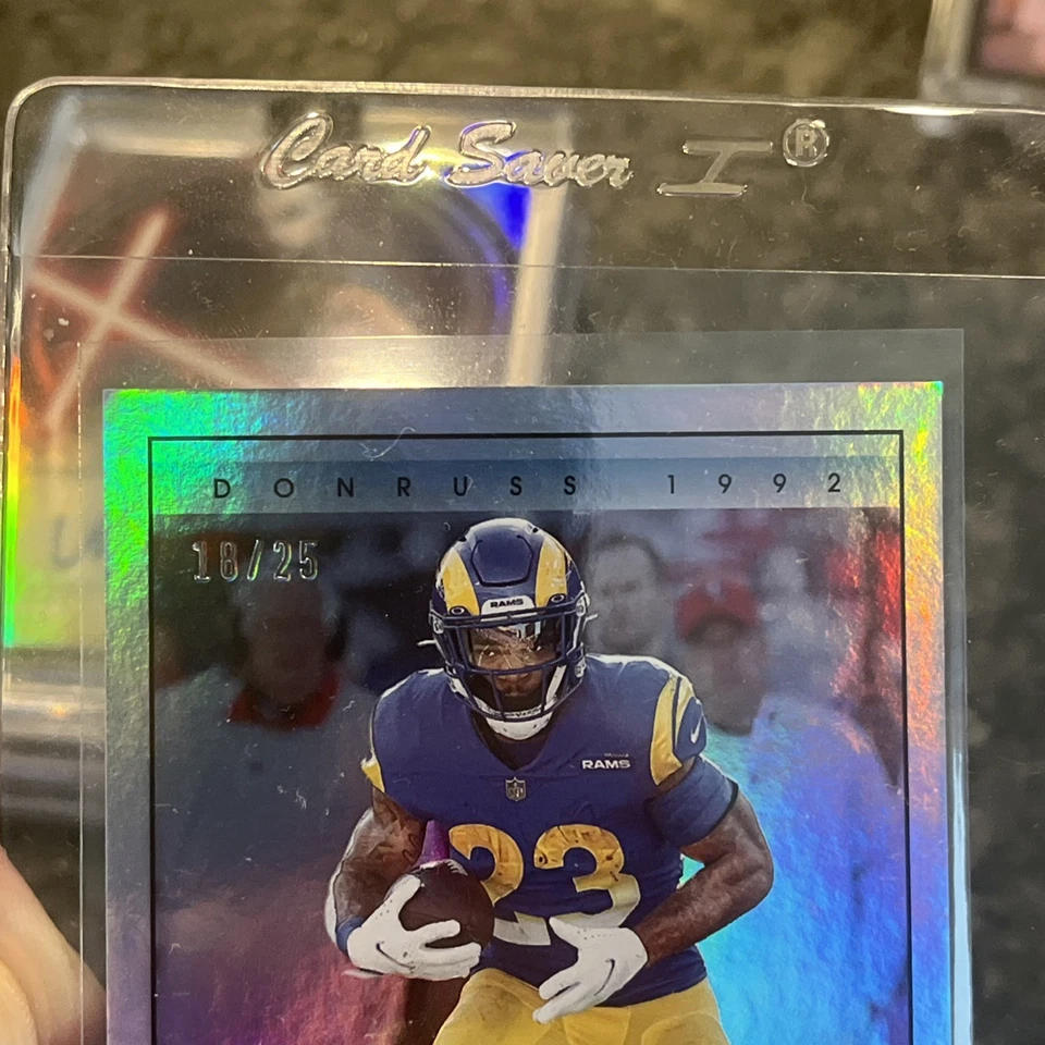 18/25 💥💥  Cam Akers Rams 2022 Donruss SSP NFL Retro 1992 Auto Redemption  - Image 3 of 4