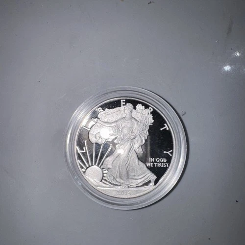 2014-W Proof American Silver Eagle Dollar $1 Box & COA US Mint Bullion OGP