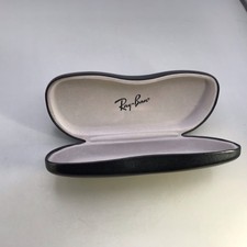 Ray Ban Glasses Hard Case-NO GLASSES- Black W/Tan Interior