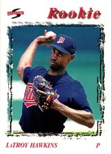 1996 Score - LaTroy Hawkins #224  (RC).