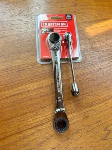 Craftsman - Ensemble de clé à cliquet Quad Box ( CMMT12073) - 2 Pc SAE neuf