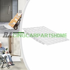 29" x 24" x 2" Aluminum Wheelchair Ramp Portable Mobility Anti-Slip 500Lbs