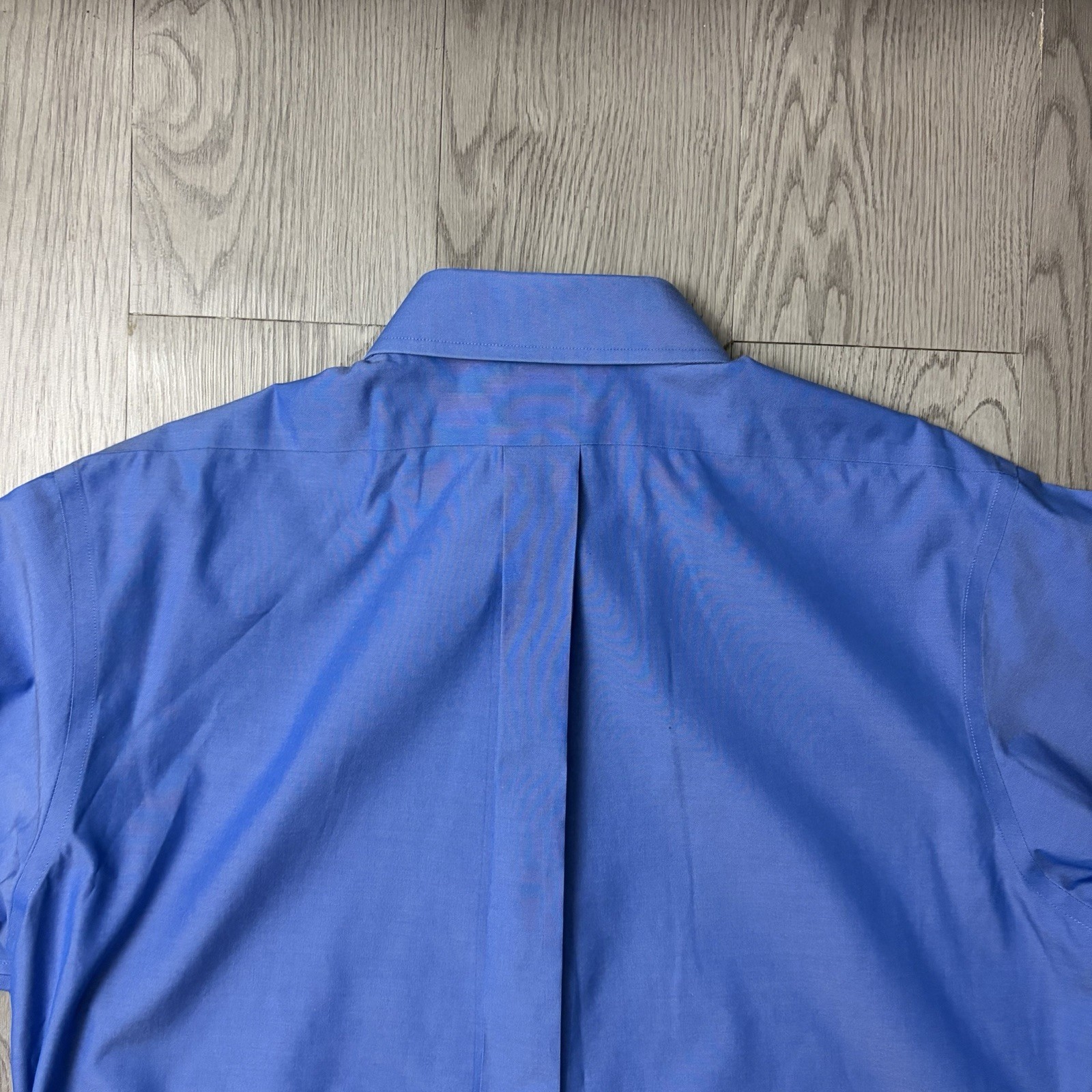 Brooks Brothers Regent Fit Blue Solid Cotton Dress Shirt 16.5-33 thumbnail 12