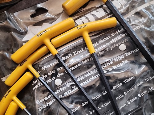 Rock River T Handle Hex SAE Metric Ball End Hex Key Set 17pc 3/32-3/8" 2.5-10mm - Picture 7 of 19