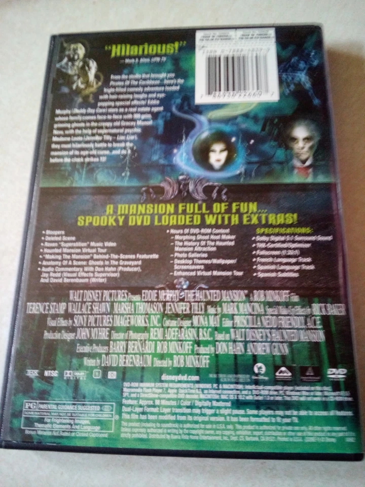 The Haunted Mansion- Full Screen Edition- DVD - Image 3 of 3