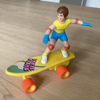 Vintage SOMA Figur Skater, Super Skate, Plastik von 1987