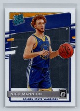 2020-21 Donruss Optic #190 Nico Mannion RC NBA Golden State Warriors