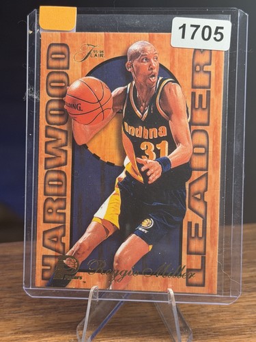 Reggie Miller #11 1995 Fleer Flair Hardwood Leaders card