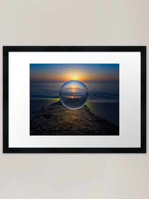 Reflections of Sunrise Gerahmte Kunst P Gerahmtes Wandbild Poster Leinwanddruck Bild