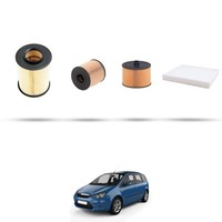 Hoffcar Wartungskit - 4 Filter Kompatibel Mit Ford C-Max 2.0 Tdci 100Kw Ab 2